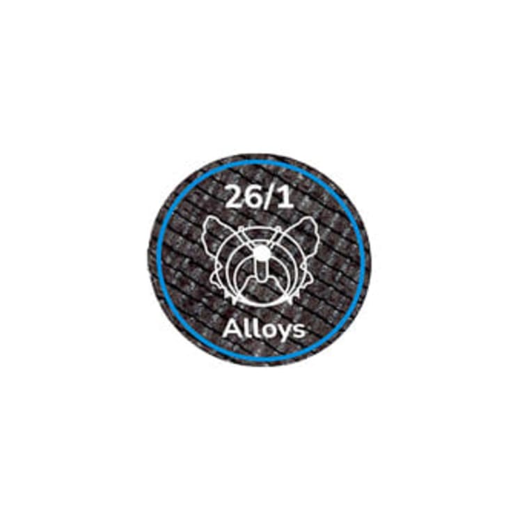U-Dent separating discs for alloys, NEM and precious metals 26 x 1.0 mm; pack size: 10 pieces