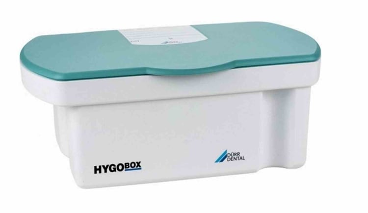 Hygobox türkis Einsatz weiß