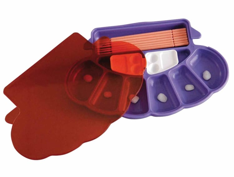 Restorative Tray Zirc neonlila Set