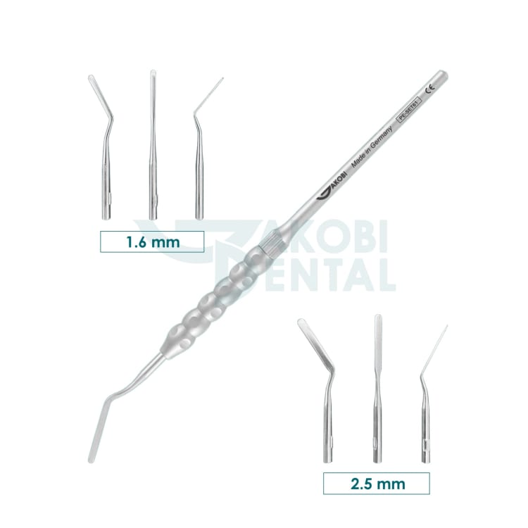 Periotome Insert PE 16S, straight, breadth 1.6mm, stainless steel 