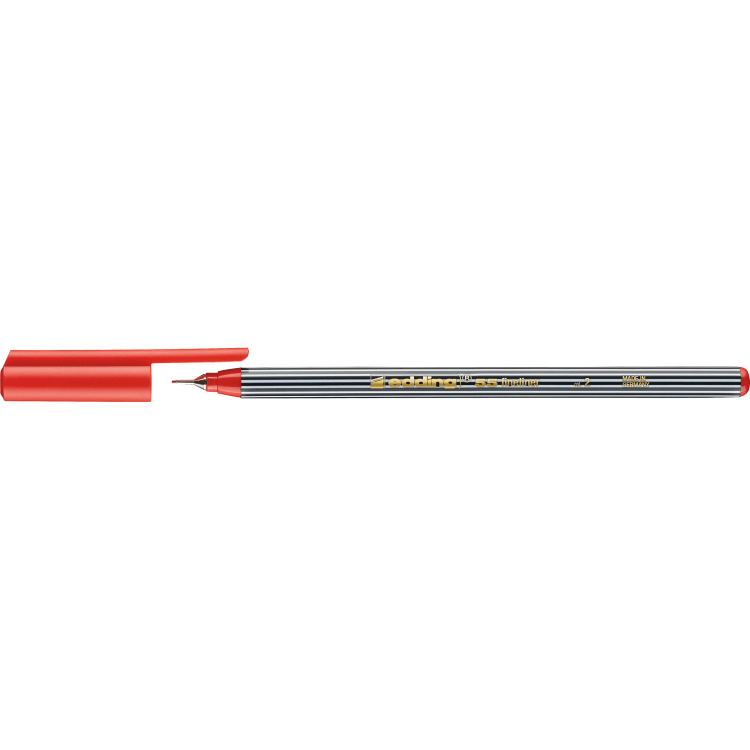 edding Fineliner 55 finepen 0,3 mm rot