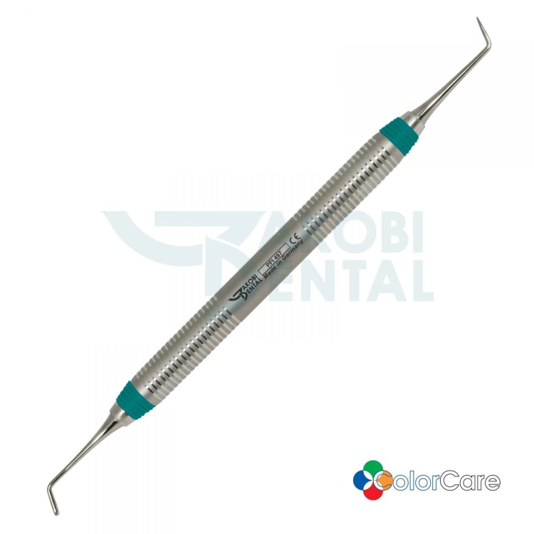 Plugger Baldwin # PFI 49, Ø 0.75 / 1.55mm, stainless steel, ColorCare handle # 7, Colour: grey