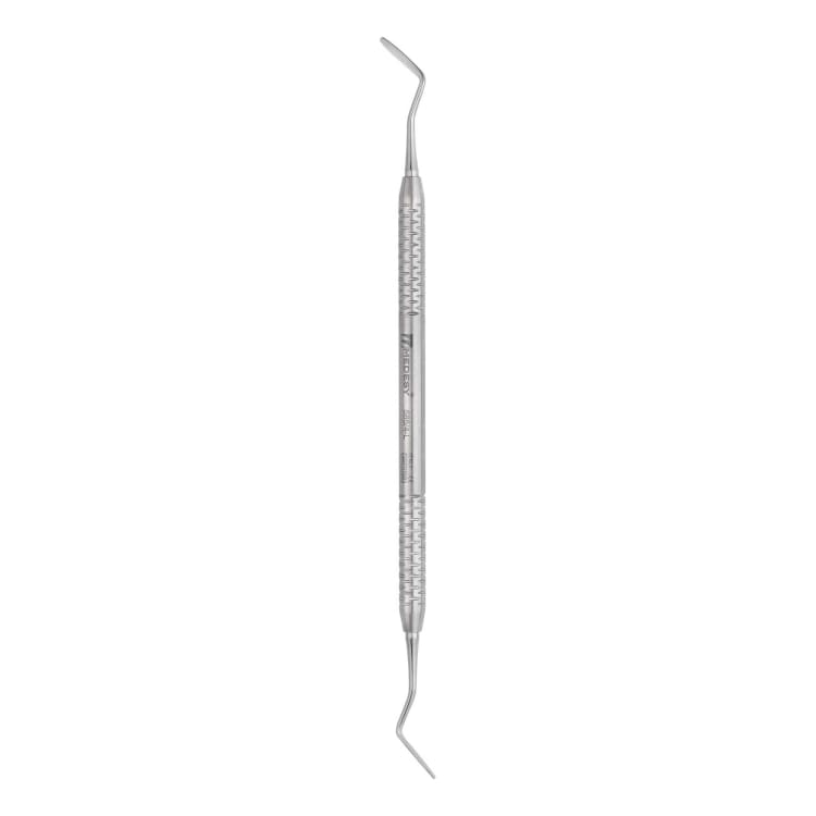 Retraction cord plugger, rectangular without serration