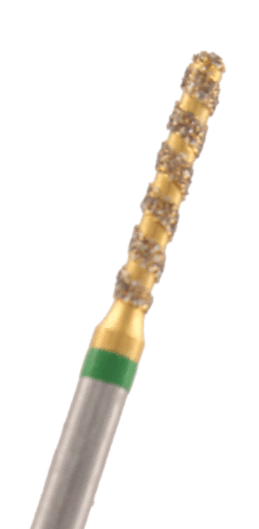 ZD-Spiral-Diamant Zylinder rund Körnung: Grün (grob, 1 Packung á 5 Stück)