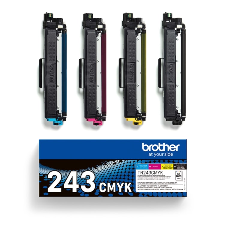 Brother toner TN243CMYK black/cyan/magenta/yellow 4 pieces
