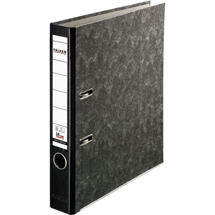 Falken ring binder Recycling Plus A4 50 mm paper black