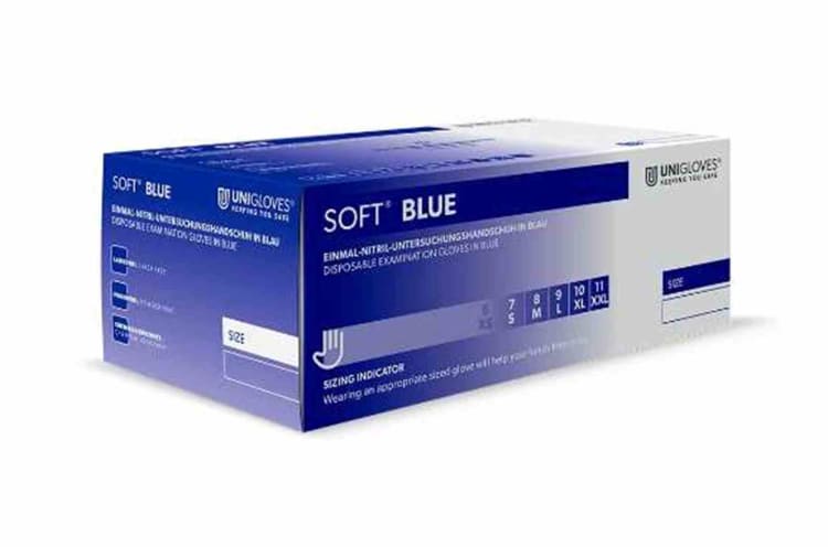 Soft Blue Nitril Gr. S latexfrei 200St