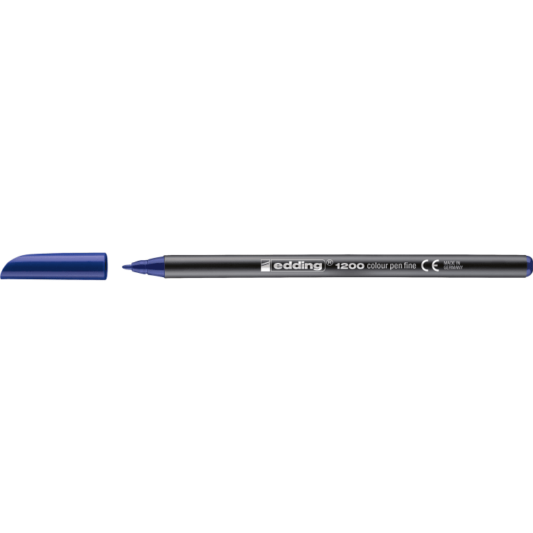 edding fibre-tip pen 1200 colourpen blue