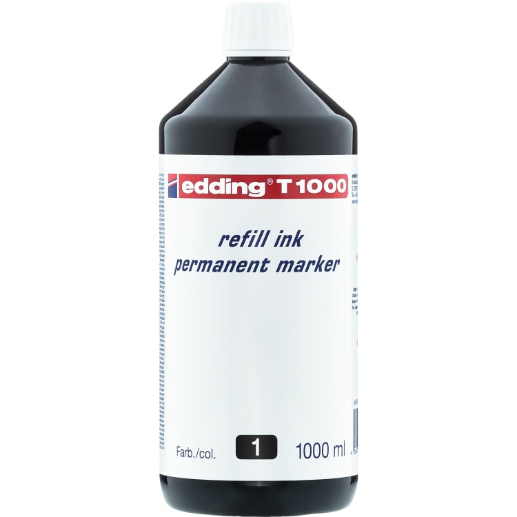edding refill ink T1000 1,000 ml black