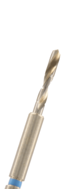 Vorbohrer für Titan Gewindestifte blau kurz (1 Packung á 3 Stück)