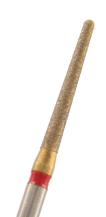 ZD-Diamant konisch rund Körnung: Rot (fein, 1 Packung á 5 Stück)