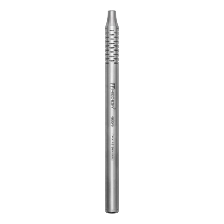 Mirror handle, round handle made of stainless steel, hollow 12.0 cm