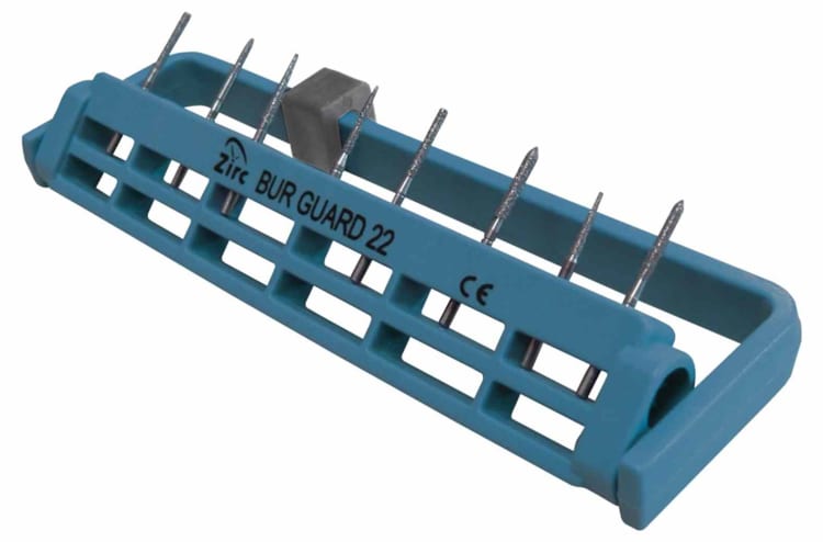 ZIRC Dental Products Steri Bur Guard Groot 22-Gaats Blauw