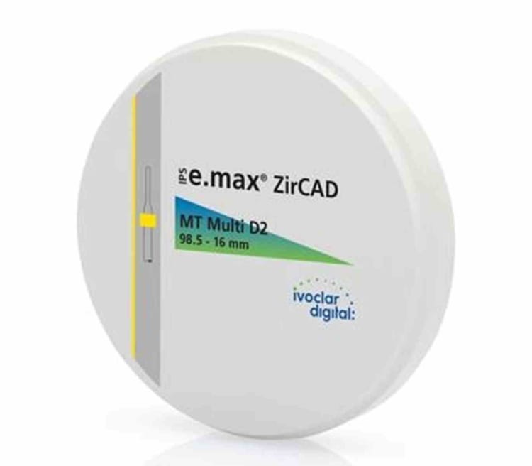 Ivoclar IPS E.max® ZirCAD MT Multi 16mm D2