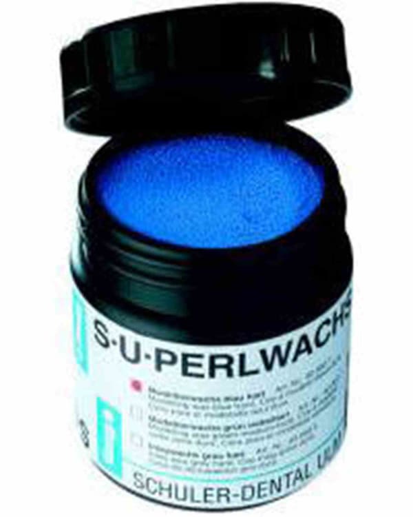 Perlwachs blau hart S-U 125g