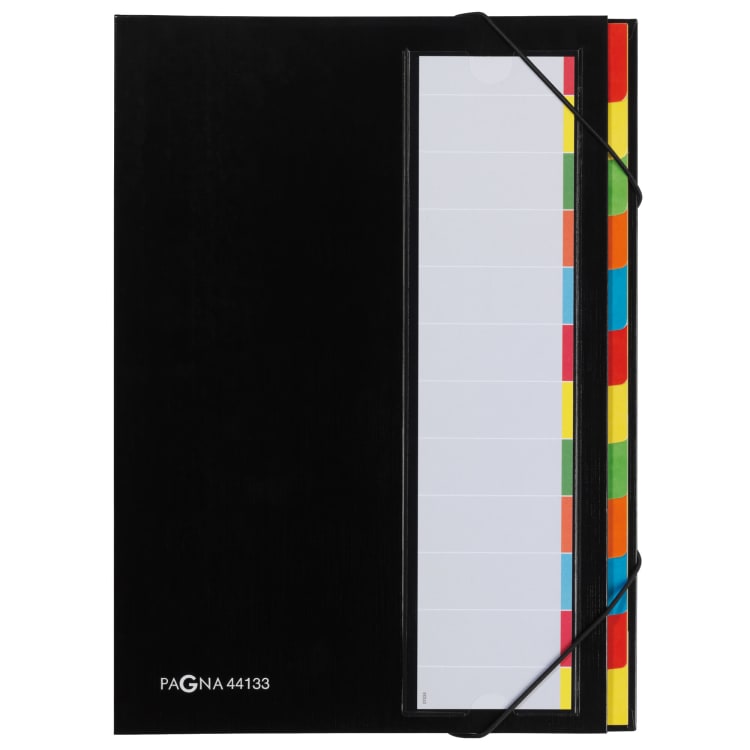 Pagna sorting folder Deskorganizer A4 12 compartments black