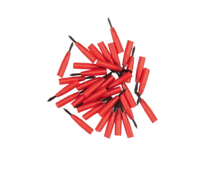 Monoart Pinseleins. fein rot/schw. 100St