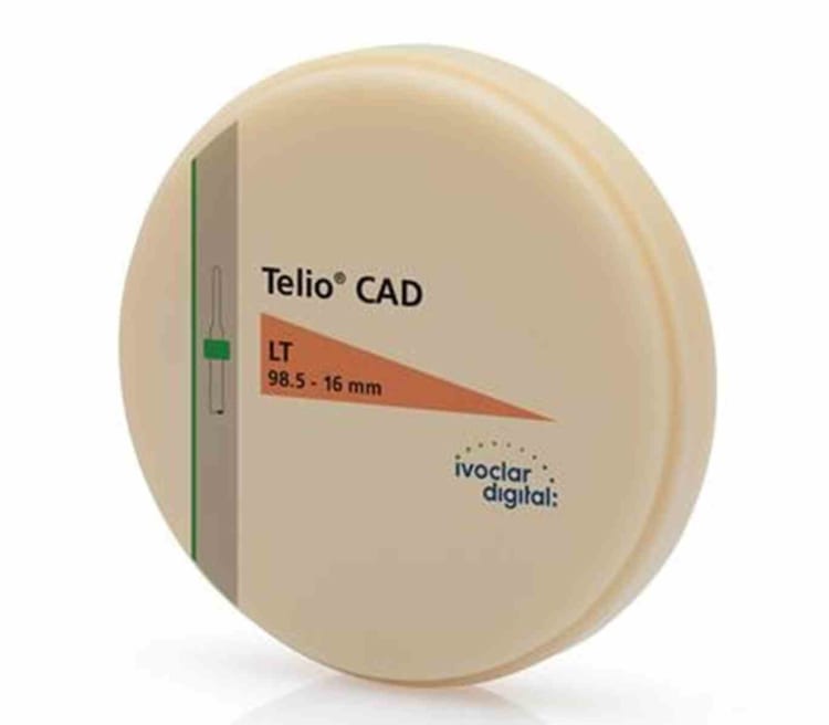 Ivoclar Telio® CAD Discs For PrograMill 98,5 x 16mm LT D2