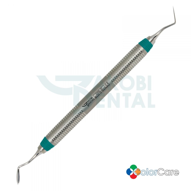 Carver # 3, ColorCare handle # 7, Colour: blue, stainless steel