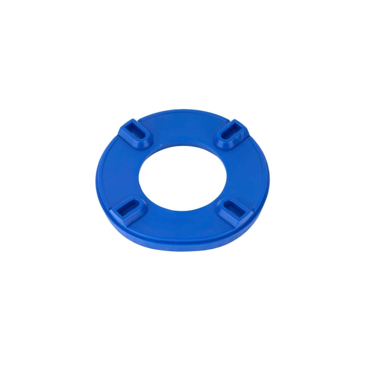 Plastic mounting plates for adesso split® system, blue, pack of 100 pieces