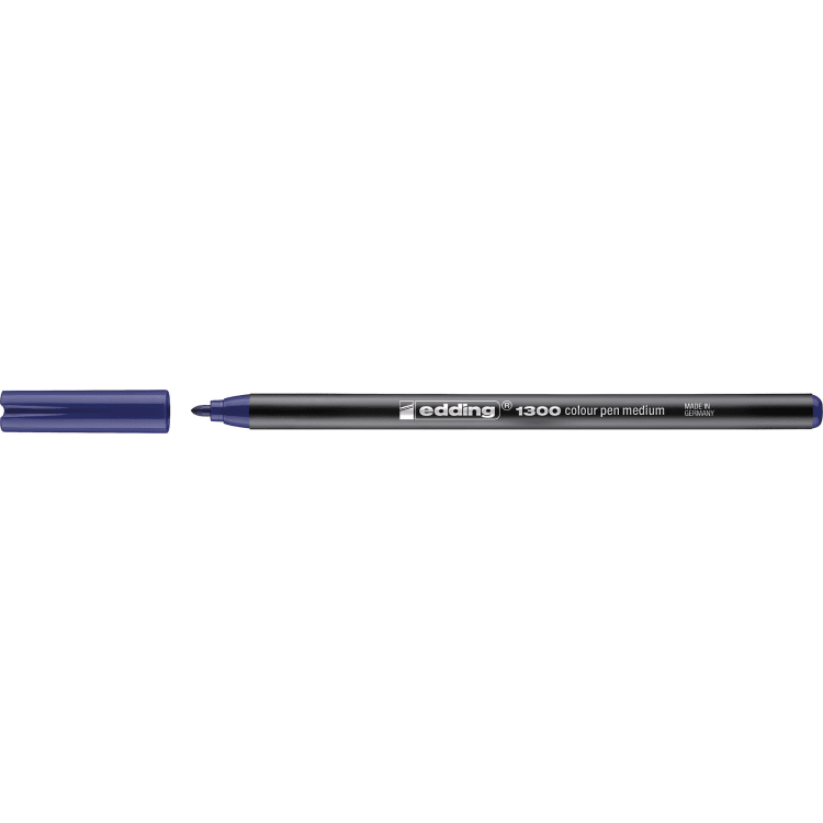 edding fibre-tip pen 1300 colourpen 2 mm blue