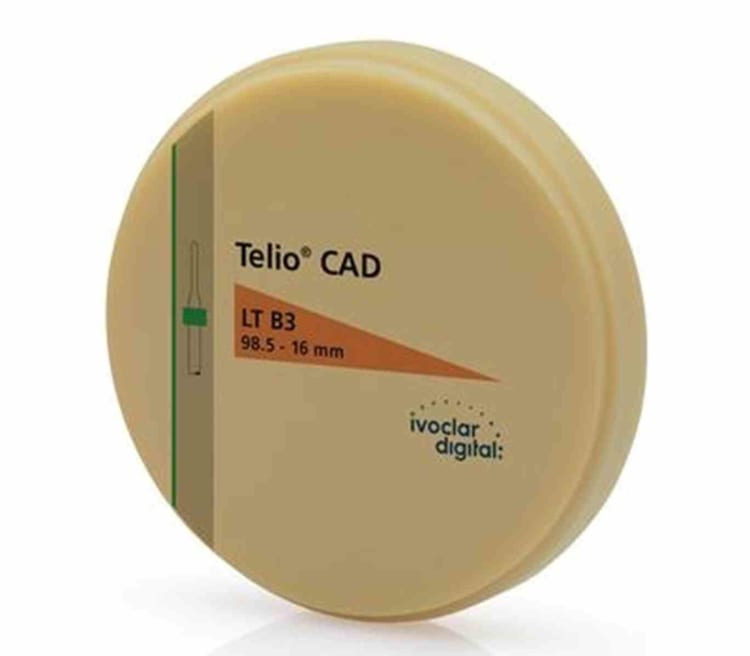 Ivoclar Telio® CAD Discs For PrograMill 98,5 x 16mm LT B3