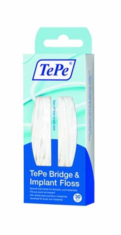 TePe Bridge & Implant Floss 30St