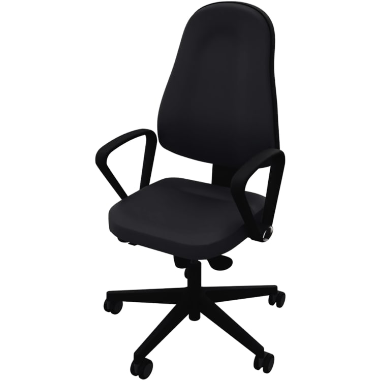 NowyStyl office swivel chair Bizzi armrest black/black