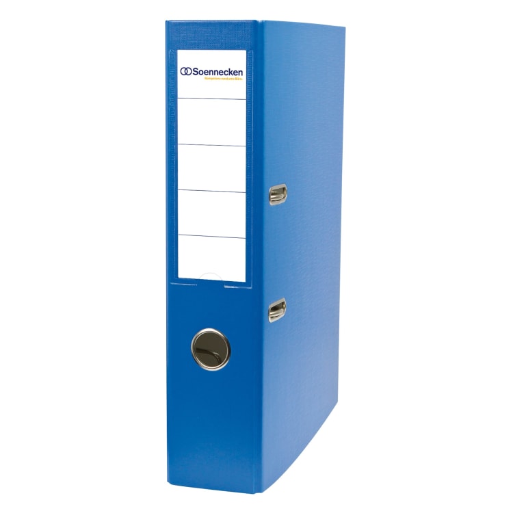 Soennecken ring binder A4 70 mm PP blue