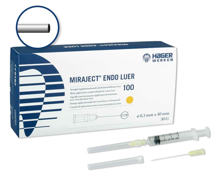 Miraject Endo Luer Kanülen 30G 0,3x40mm