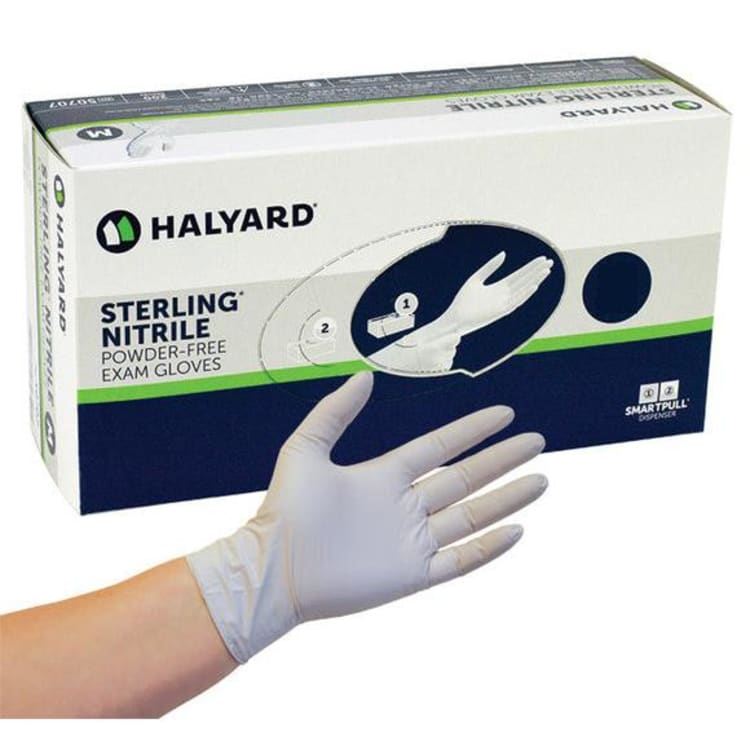Halyard Sterling Nitril Handschoen poedervrij Grijs (200 st.)