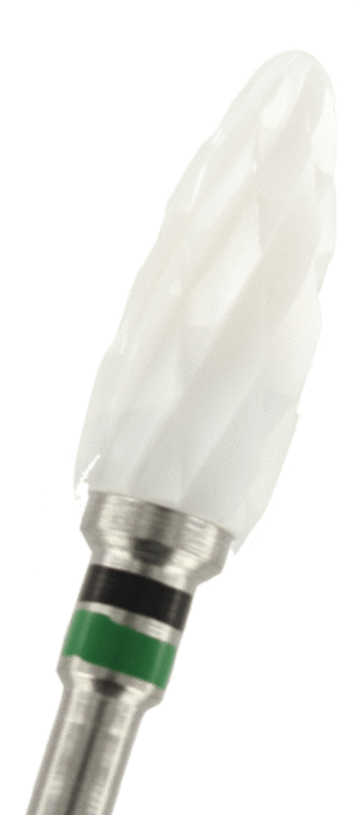 Keramikfräser weiß kreuzverzahnt Verzahnung: Kreuzverzahnt (1 Packung á 6 Stück)