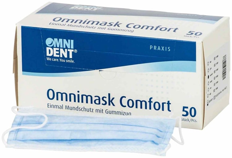 Omnident Omnimask Comfort Elastic Band Blue