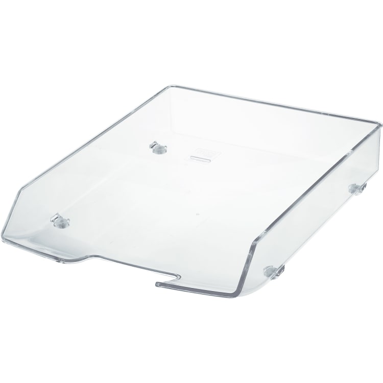 HAN letter tray WAVE A4/C4 stackable 5 pieces crystal clear