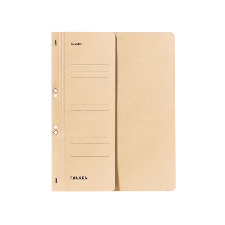 Falken eyelet file A4 half cover official binding chamois