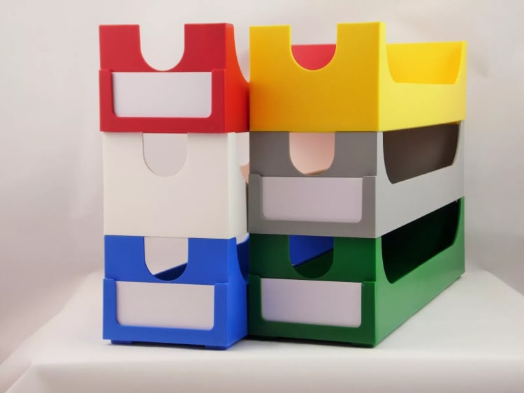 Etiketten für Kiefermodellkasten weiß 25/PK