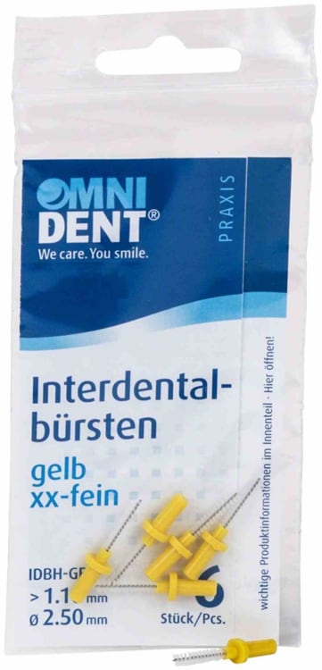 Omnident Interdental Brushes For Halter Yellow Xx-fine