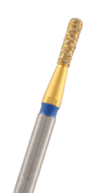 ZD-Diamant Birne lang Körnung: Blau (standard, 1 Packung á 5 Stück)