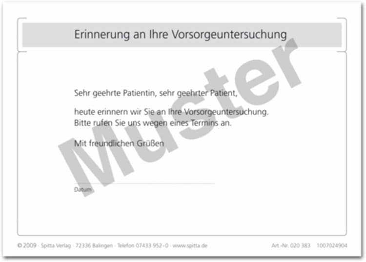 Recallkarten o. Eindruck A6 100St
