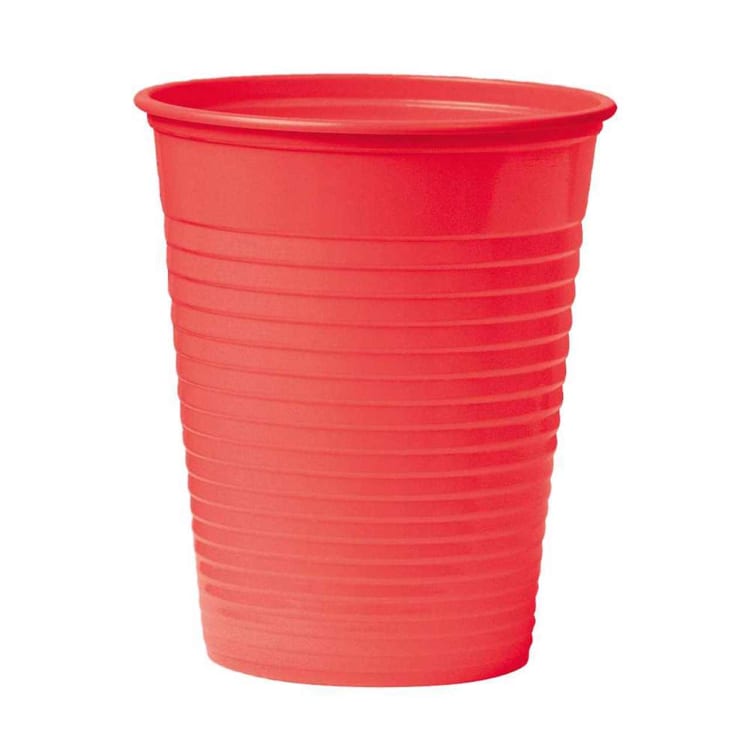 Unigloves Mouth Rinse Cups 180ml Red