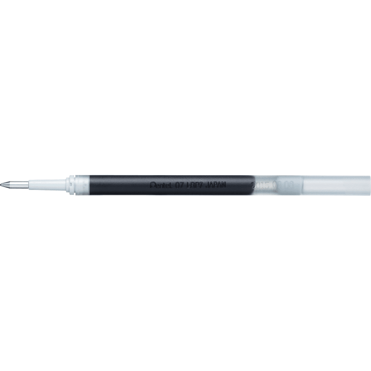 Pentel gel refill EnerGel 0.35 mm metal tip black
