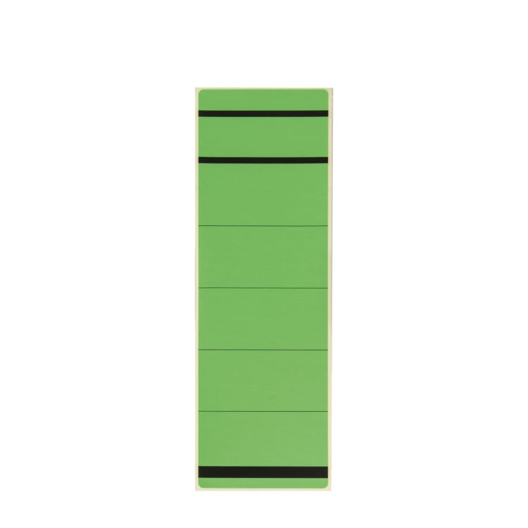 Westcott binder label wide/short self-adhesive paper 10 pieces green
