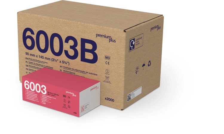 Sterilisationsbeutel Sterilisationstüten 90mm x 145mm / 200 Stück