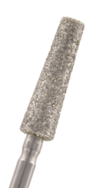 Diamant konisch flach Körnung: Blau (standard, 1 Packung á 5 Stück)