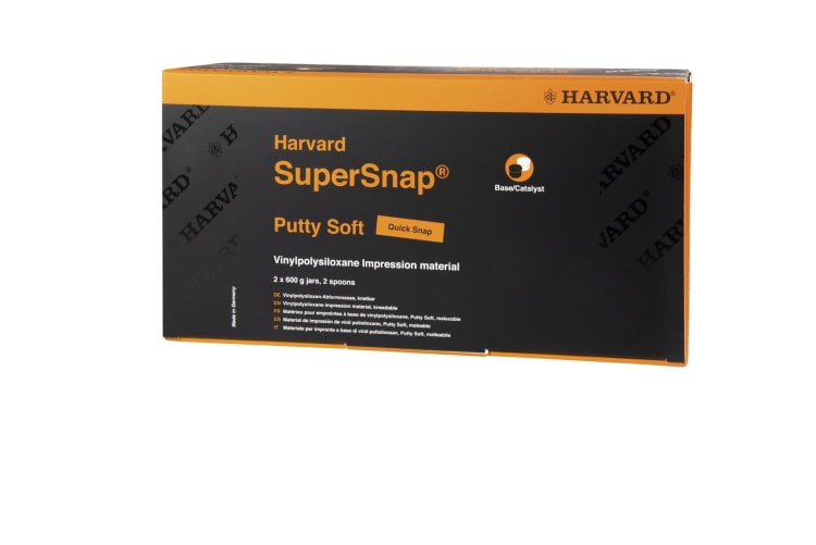 SuperSnap Putty Soft Quick schwarz2x600g
