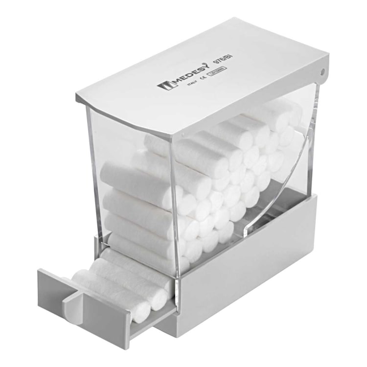 Cotton roll dispenser