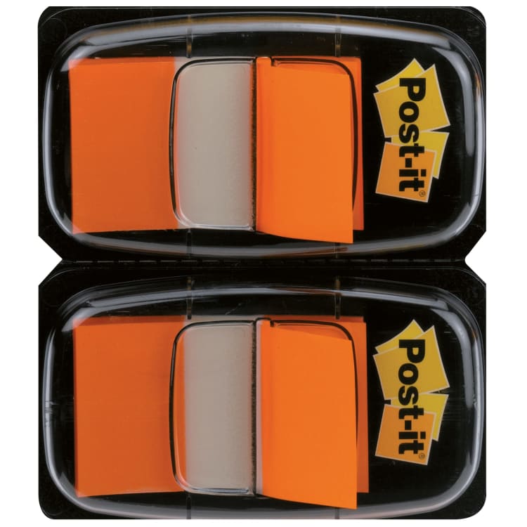 Post-it index tabs Index Standard 50 sheets orange