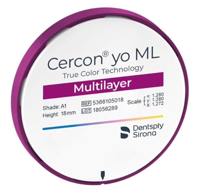 DeguDent Cercon® Yo ML 18mm A3,5