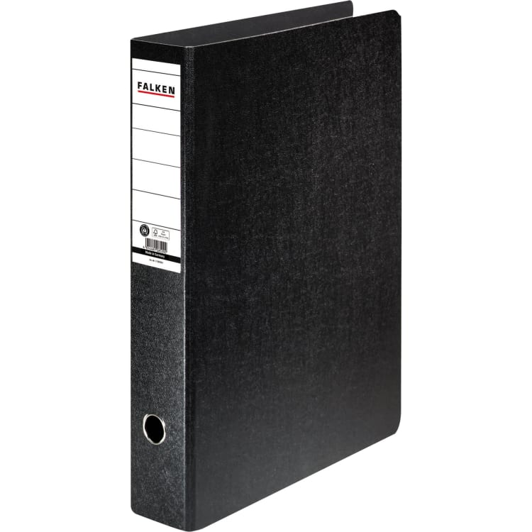 Falken ring binder N80 A3 portrait 80 mm hardboard black