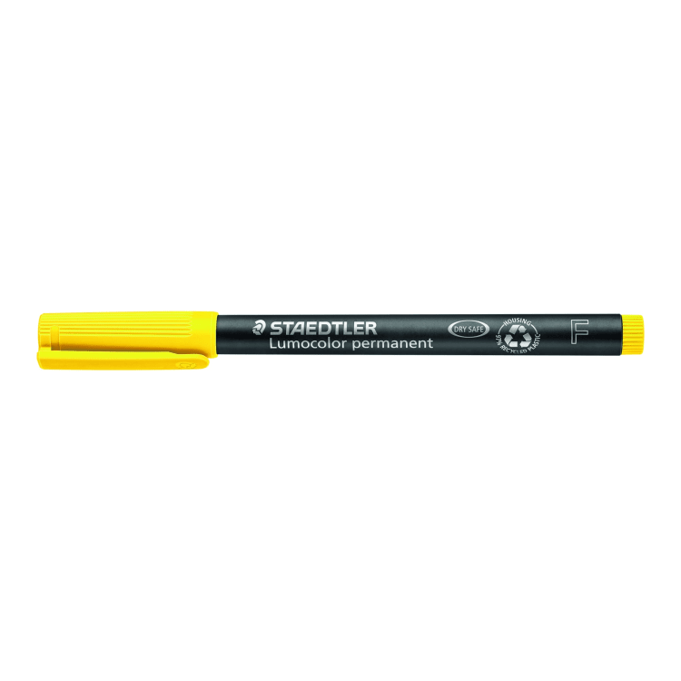 STAEDTLER OHP marker Lumocolor 0.6 mm permanent yellow